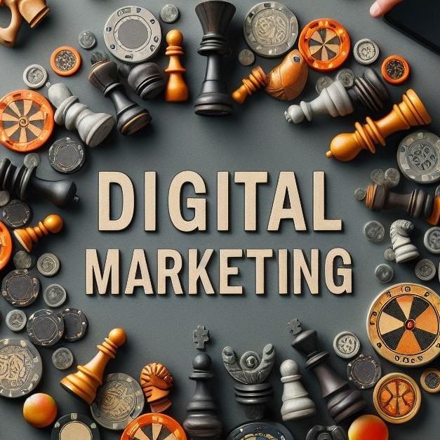 L'immagine contiene una rappresentazione del digital marketing e della strategia digitale